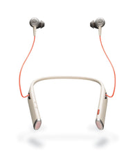 Plantronics Bluetooth Earbuds, Voyager 6200 UC Wireless Headset with Neckband, Sand
