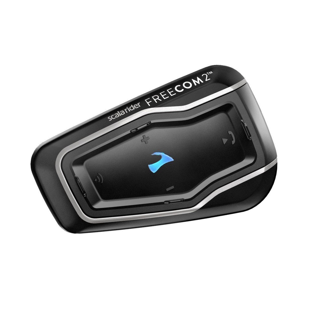 Cardo scala rider FREECOM 2 Duo - Rider to Passenger Bluetooth 4.1 Motorcycle Communication System with HD Audio (Dual Pack)