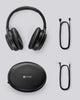 Active Noise Cancelling Headphones,Utaxo Bluetooth Headphones Over Ear with Mic Hi-Fi Sound Deep Bass Foldable Wireless Headset,Quick Charge 30H Playtime for Cellphone PC TV Travel