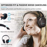 TV Headphones, BKM100 Wireless Headphones for TV with Bluetooth Transmitter & Receiver Set (CSR BC8670) with Optical, Plug & Play, Foldable, No Delay, Hi-Fi Stereo Digital Headset for TV/Phones/PC