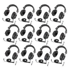 Califone 3068AV Switchable Stereo/Mono Headphones 12-Pack Bundle