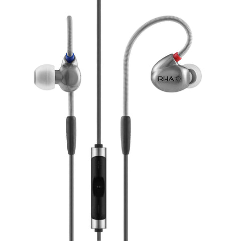 RHA T10i High Fidelity, Noise Isolating In-Ear Headphone with Remote and Microphone