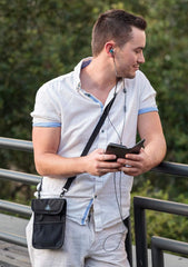 EMF-Free Headphones - Anti-Radiation Air Tube Wired Stereo Headset with Earbuds and Microphone