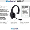 VXi BlueParrott B450-XT (204010) Noise Cancelling Bluetooth Headset (B450-XT (with Free Wired Ear Buds))