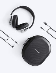 Wireless Noise Canceling Headphones, Soundcore Space NC by Anker with Touch Control, Hybrid-Active Noise Cancellation, 20-Hour Playtime, Bluetooth 4.1, Foldable Design for Travel, Work, and Home