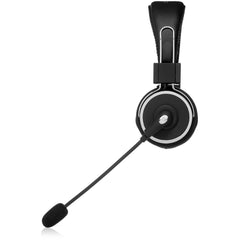 Blue Tiger Dual Elite Wireless Bluetooth Headset - Premium Noise Cancelling Headphones with No Wires - Ideal Driving, Gaming and Music Accessories - 50 Hour Talk Time - Black