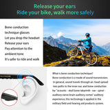 Bluetooth Headphones Wireless Stealth Headphones Glasses Sunglasses Bone Conduction Waterproof Intelligent Songs Artifact 6 Color Microphone Phone(Green Lens)