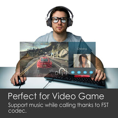 Avantree HT3189 Wireless Headphones TV for Watching & PC with Bluetooth Transmitter (3.5mm AUX, RCA, PC USB Audio), Wireless Hearing Headset 40 Hours Battery, Plug n Play, No Audio Delay, 100ft Range