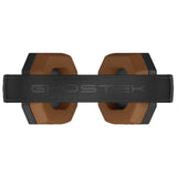 Ghostek soDrop Pro Wireless Over Ear Headphones with Active Noise Cancelling - Black/Brown