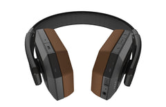 Ghostek soDrop Pro Wireless Over Ear Headphones with Active Noise Cancelling - Black/Brown