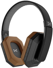 Ghostek soDrop Pro Wireless Over Ear Headphones with Active Noise Cancelling - Black/Brown
