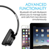 MEE audio Wave Bluetooth Wireless On-Ear Headphones with Headset Functionality