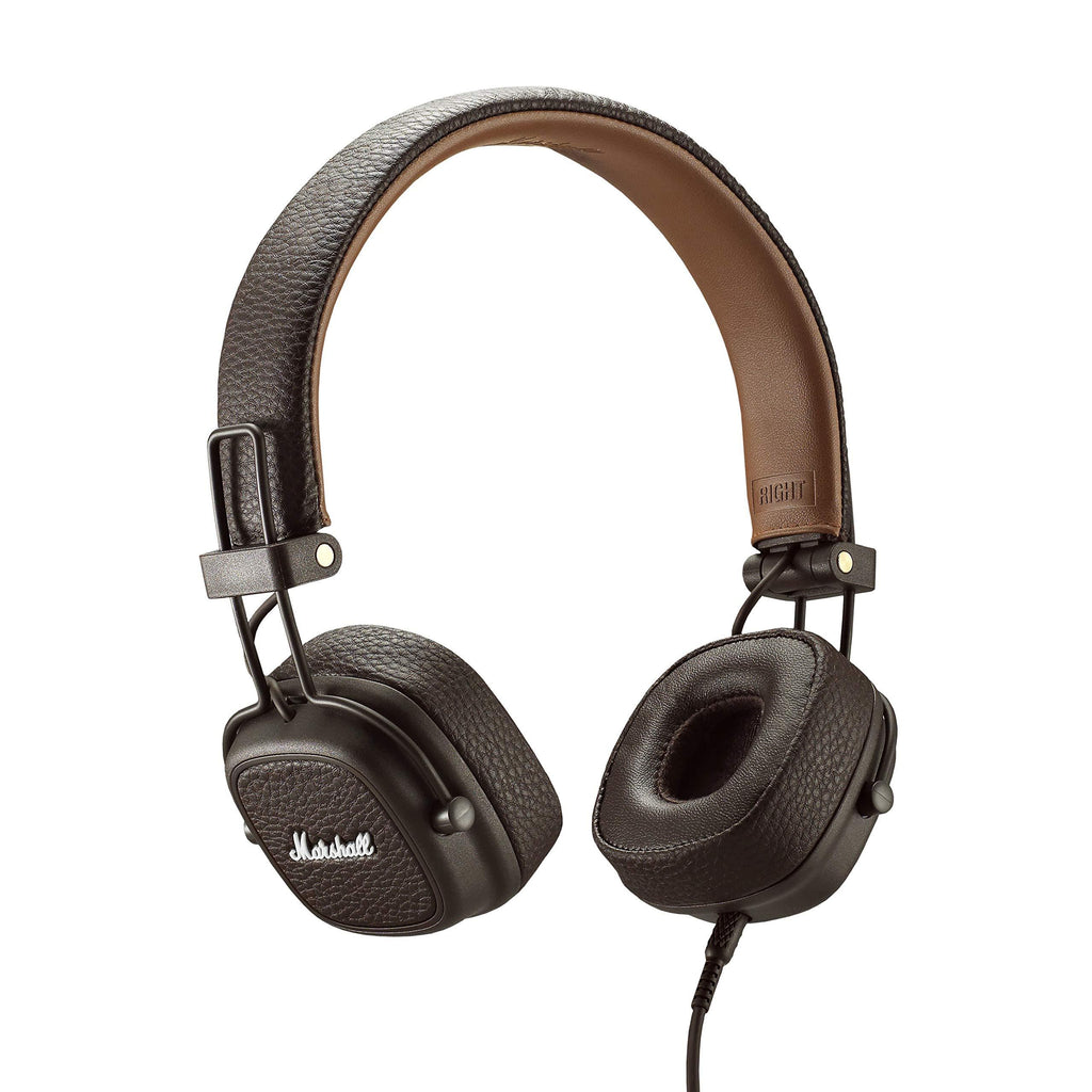 Marshall Major III Wired On-Ear Headphone, Brown - New