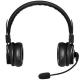 Blue Tiger Dual Elite Wireless Bluetooth Headset - Premium Noise Cancelling Headphones with No Wires - Ideal Driving, Gaming and Music Accessories - 50 Hour Talk Time - Black