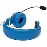 Blue Tiger Elite Premium Wireless Bluetooth Headset - Professional Truckers' Noise Cancellation Head Set with Microphone - Clear Sound, Long Battery Life, No Wires - 34 Hour Talk Time - Blue