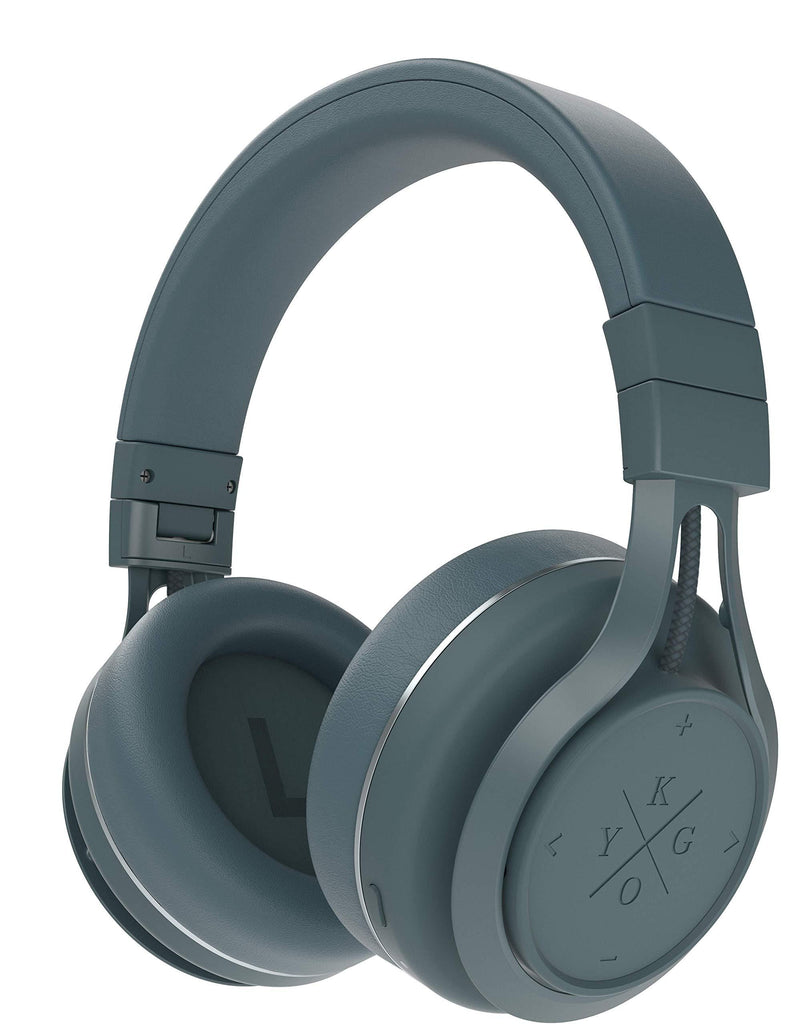 Kygo Life A9/600 | Over-Ear Bluetooth Headphones, aptX and AAC Codecs, Built-in Microphone, NFC Pairing, Memory Foam Ear Cushions, 23 Hours Playback, Kygo Sound App, Pro Line (Storm Gray)