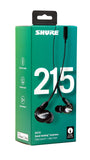 Shure SE215-K-UNI Sound Isolating Earphones with Inline Remote & Mic for iOS/Android