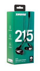 Shure SE215-K-UNI Sound Isolating Earphones with Inline Remote & Mic for iOS/Android