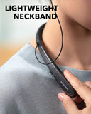 Bluetooth Neckband Headphones, Soundcore Life NC, Active Noise Cancelling Bluetooth Headset with Hi-Res Audio, Clear Calls, Transparency Mode, Multi-Device Connection, Flight Mode for Travel, Business