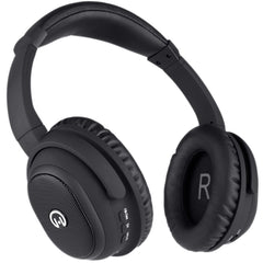 HyperGear Stealth Noise Cancelling Wireless Bluetooth Stereo Headphones with Microphone,12 hrs of Talk/Music Compatible for iPhone,Smartphones,Tablets,Computers, TV & Work/Airplane Adapter Included
