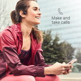 Aftershokz AS600PK Trekz Titanium Open Ear Wireless Bone Conduction Headphones, Pink