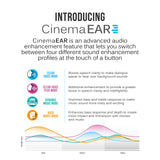 MEE audio Matrix Cinema low latency Bluetooth wireless headphones with CinemaEAR audio enhancement for TV and other media - HP-AF68-CMA