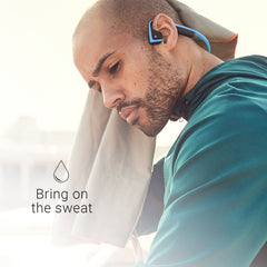 Aftershokz AS600PK Trekz Titanium Open Ear Wireless Bone Conduction Headphones, Pink