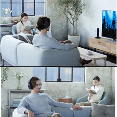 Sony MDRRF995RK Wireless RF (Radio Frequency) Headphone with Transmitter Base Station + Stereo Connecting Cable + AC adaptor + HeroFiber Ultra Gentle Cleaning Cloth