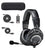 Audio-Technica ATH-M50x Professional Studio Headphone Bundle with Antlion Audio ModMic Wireless Attachable USB Microphone