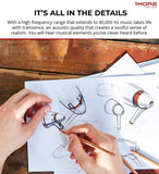 1MORE E1010 Quad Driver in-Ear Headphones Bundle with FiiO A1 Silver Portable Headphone Amplifier, Blucoil 6-FT Headphone Extension Cable (3.5mm), and Portable Earphone Hard Case