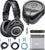 Audio-Technica ATH-M50x Closed Back Headphones Bundle with FiiO A1 Portable Headphone Amplifier (Silver), SLAPPA Full Sized Hardbody PRO Headphone Case and Blucoil 3.5mm Audio Extension Cable