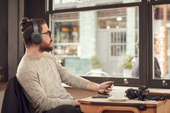 Sony - H900N Hi-Res Noise Cancelling Wireless Headphone Grayish Black Renewed