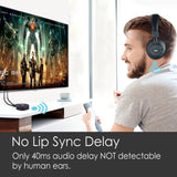 Avantree HT3189 Wireless Headphones TV for Watching & PC with Bluetooth Transmitter (3.5mm AUX, RCA, PC USB Audio), Wireless Hearing Headset 40 Hours Battery, Plug n Play, No Audio Delay, 100ft Range