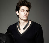 EXFIT BCS-S1000 Wireless Bluetooth Headphones, Surround Sound External Speakers, Retractable Earbuds, Siri and Google Assistant Compatible, 25 Hour Battery (Black)