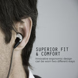 MEE audio Pinnacle P1 High Fidelity Audiophile In-Ear Headphones with Detachable Cables - EP-P1-ZN-MEE